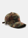 Camouflage Corduroy Baseball Cap