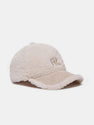 Letter R Embroidery Plush Baseball Cap