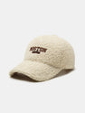 Boston Embroidery Teddy Plush Baseball Cap