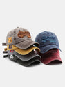Always Slogan Embroidery Washed Distressed Baseball Cap