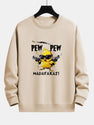 PEW PEW MADAFAKAS Chicken Print Relax Fit