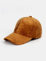 Classic Soft Velvet Casual Baseball Cap