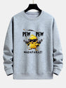 PEW PEW MADAFAKAS Chicken Print Relax Fit