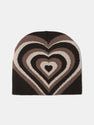 Love Jacquard Pattern Street Style Warm And Versatile Knitted Hat