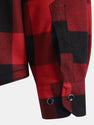 Flannel Fleece Lined Hooded Shirt