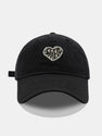Heart-Shaped Patch Baseball Cap