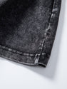Basic Washed Distressed Drop Shoulder T-Shirt