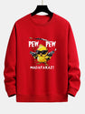 PEW PEW MADAFAKAS Chicken Print Relax Fit
