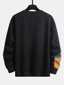 Color Block Crewneck Sweatshirt