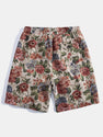 Floral Jacquard Shorts