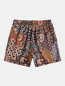 Paisley Patchwork Print Shorts